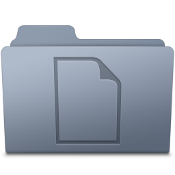 Documents Folder Graphite Icon 256x256 png
